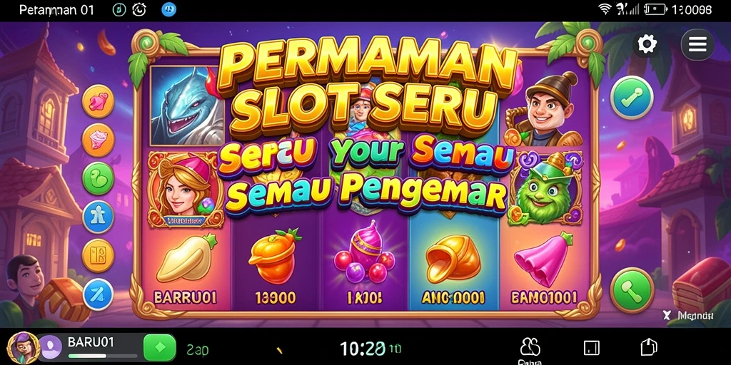 Tampilan gameplay menarik dari game Slot BARU01.