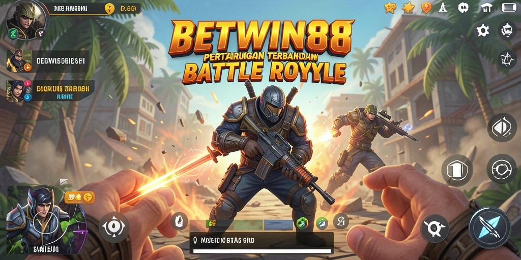 Gameplay seru dan mendebarkan dalam battle royale BETWIN88.