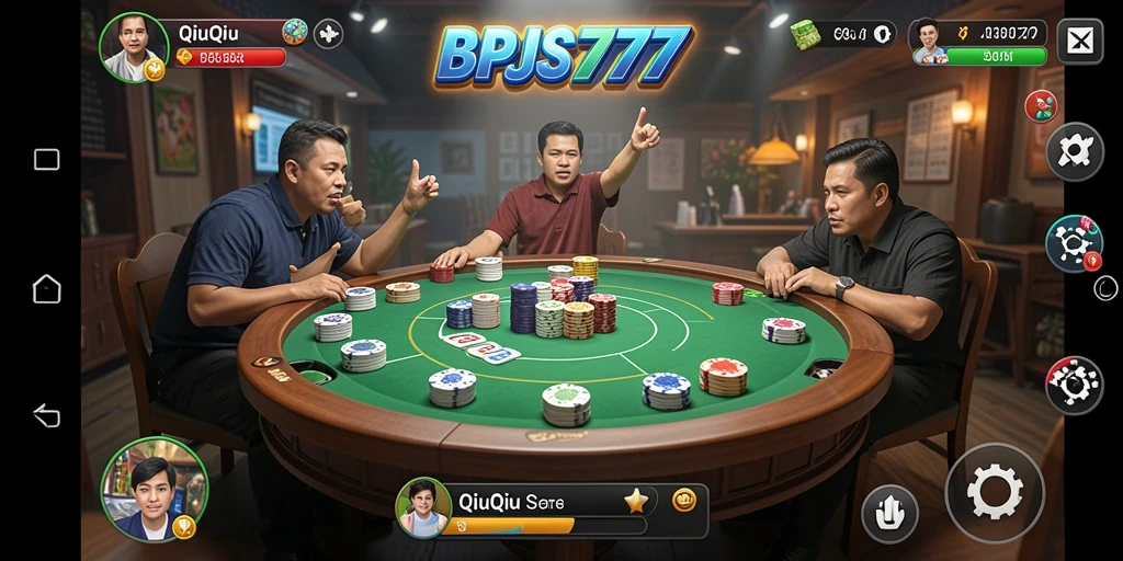 Screenshot gameplay QiuQiu BPJS777 yang seru.