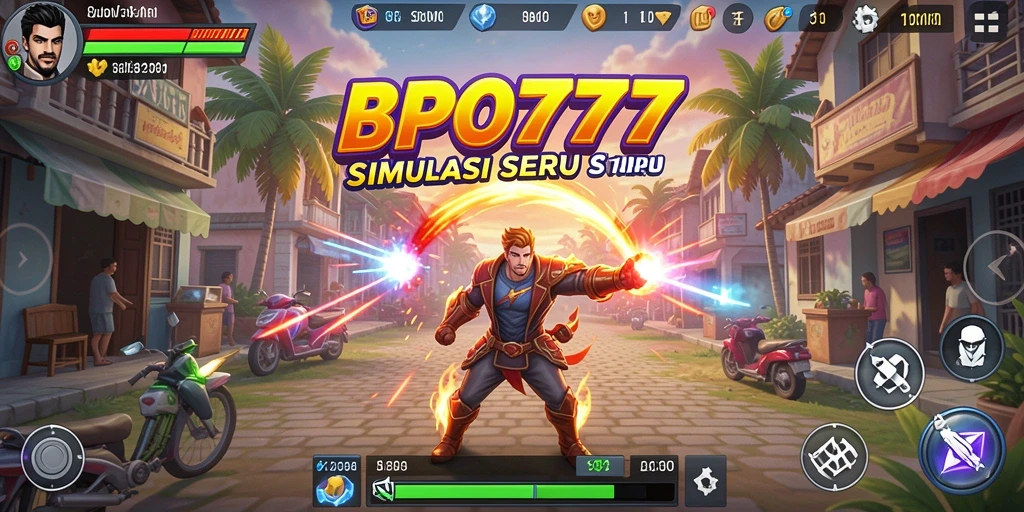 Tampilan gameplay menarik dari BPO777 yang menggambarkan keseruan simulasinya.
