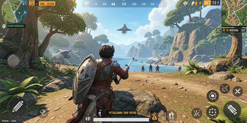 Gameplay menakjubkan dalam dunia terbuka HO3 yang penuh petualangan.