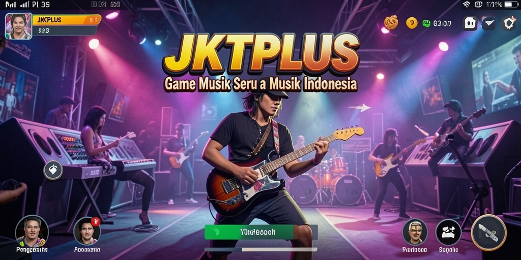 Tampilan gameplay seru dan interaktif dari JKTPLUS