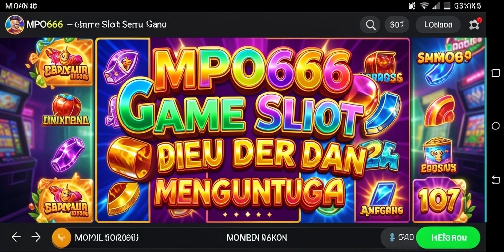 Tampilan gameplay MPO666 yang mengasyikkan dan interaktif.