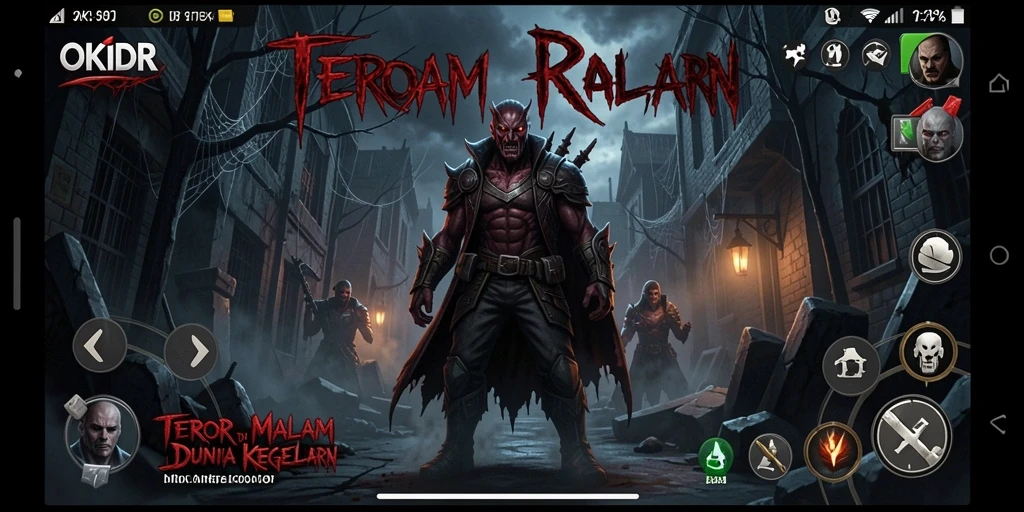 Gameplay menegangkan di dunia OKIDR dengan suasana Horror yang mendalam.