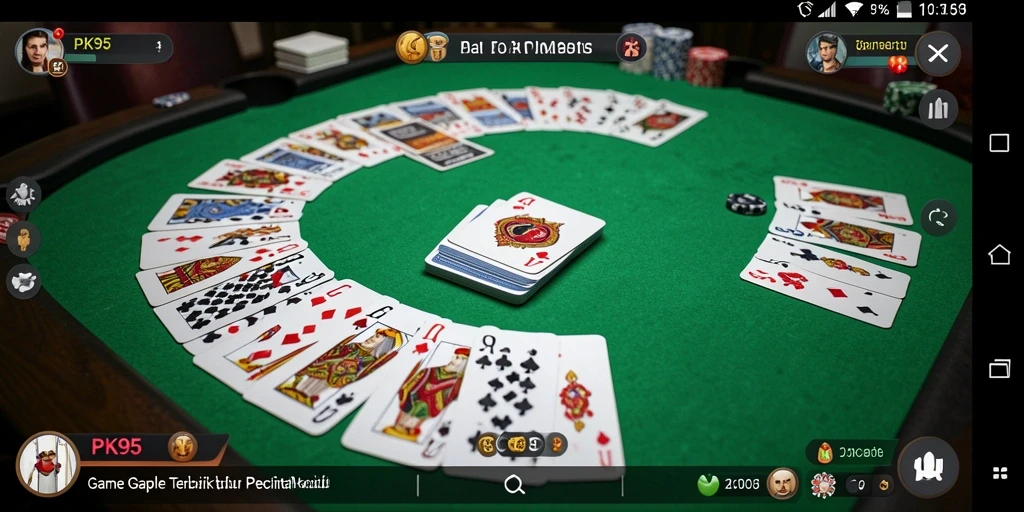 Tampilan gameplay Gaple yang seru dan interaktif.