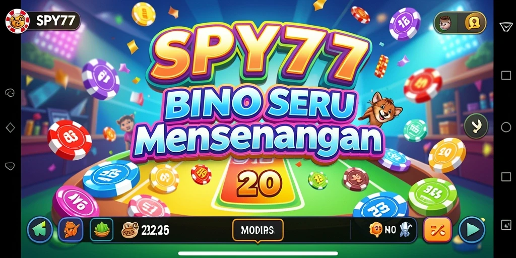 Tampilan gameplay menarik dari SPY77 dengan fitur Bingo.